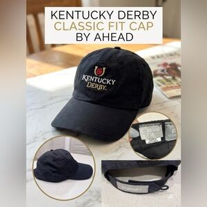 Kentucky Derby Ahead Classic Fit Lightweight Black Adjustable Hat